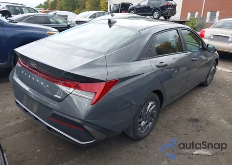 2024 Hyundai Elantra Hybrid Blue from USA, damaged, VIN KMHLM4DJ8RU103700